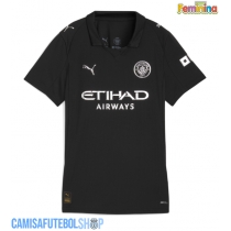 Camisa de time de futebol Manchester City Tijjani Reijnders #4 Replicas 2º Equipamento Feminina 2025-26 Manga Curta
